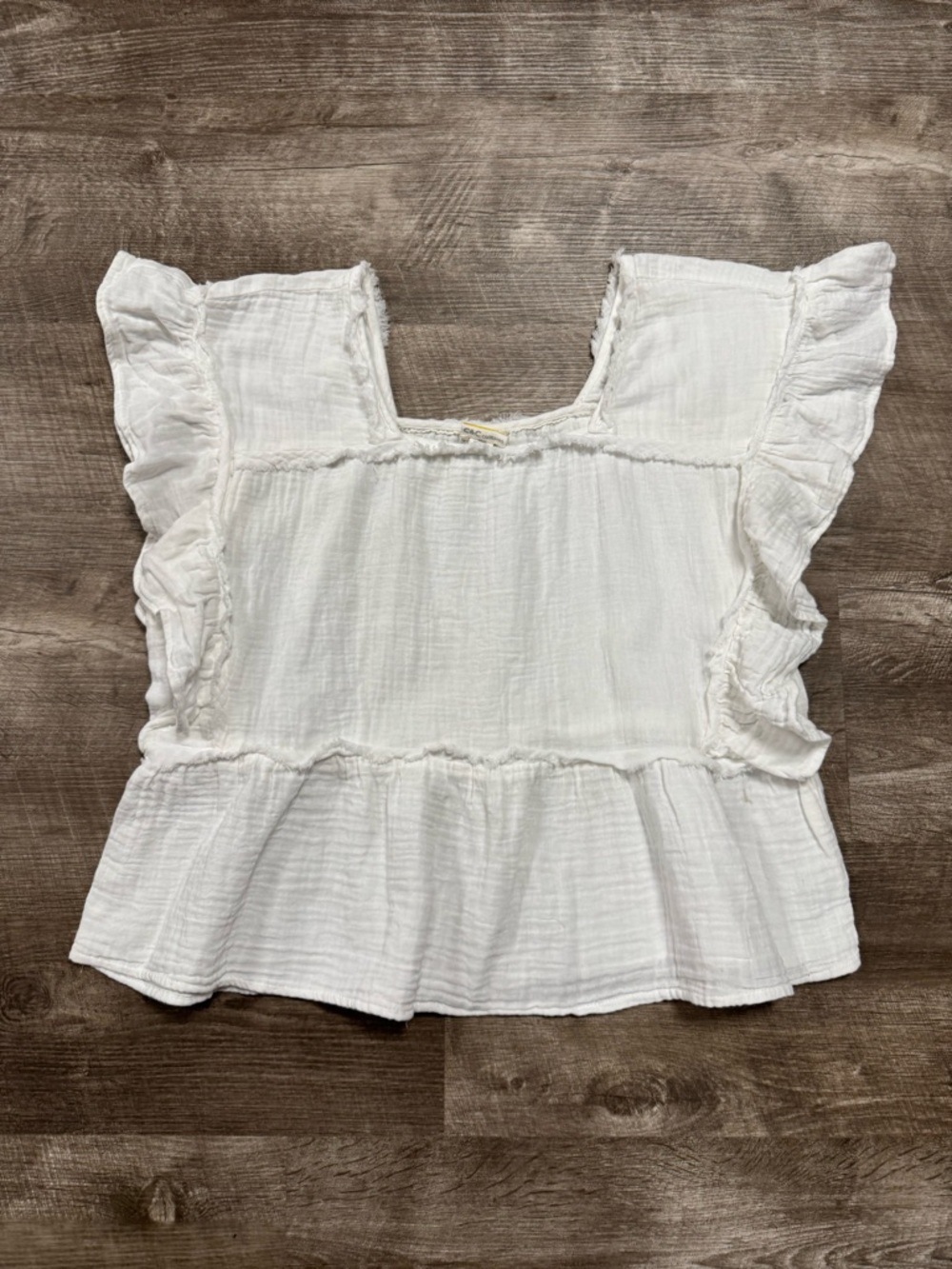 C&C California White Short Sleeve Shirt Size XS